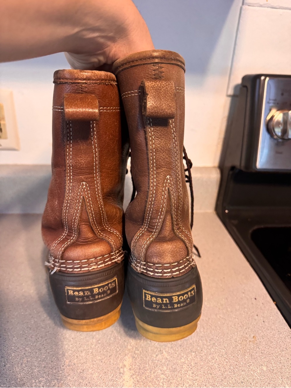 L.L. Bean Shearling Lining boots men’s size 9 women’s size 11 - Picture 4 of 12